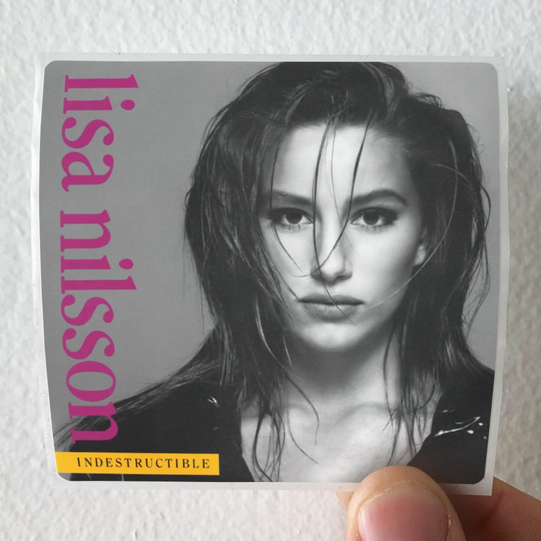 Lisa Nilsson Indestructible Album Cover Sticker