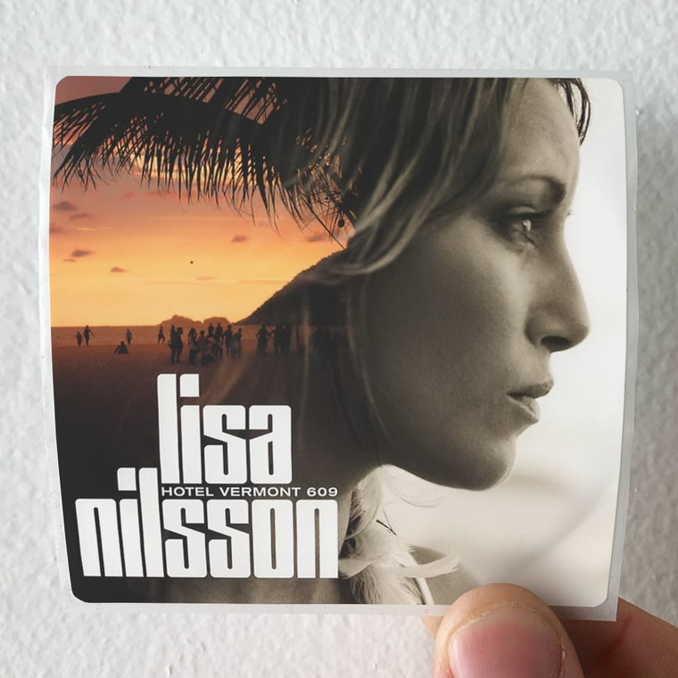 Lisa Nilsson Hotel Vermont 609 Album Cover Sticker