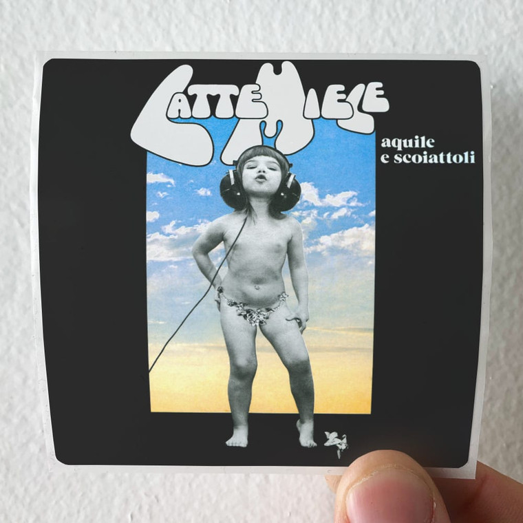 Latte e miele Aquile E Scoiattoli Album Cover Sticker