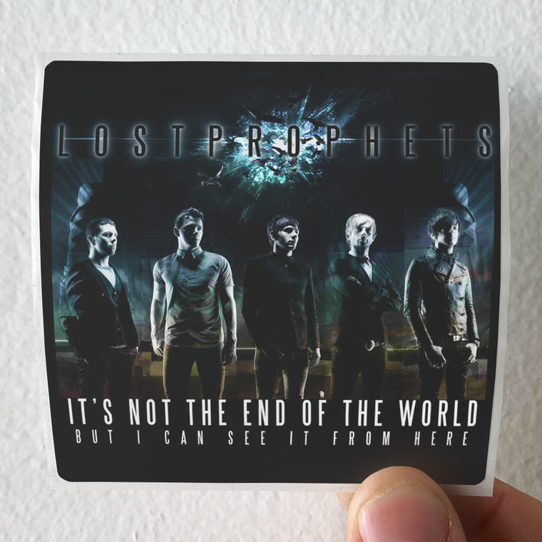 Lostprophets Its Not The End Of The World But I Can See It From Here Album Cover Sticker