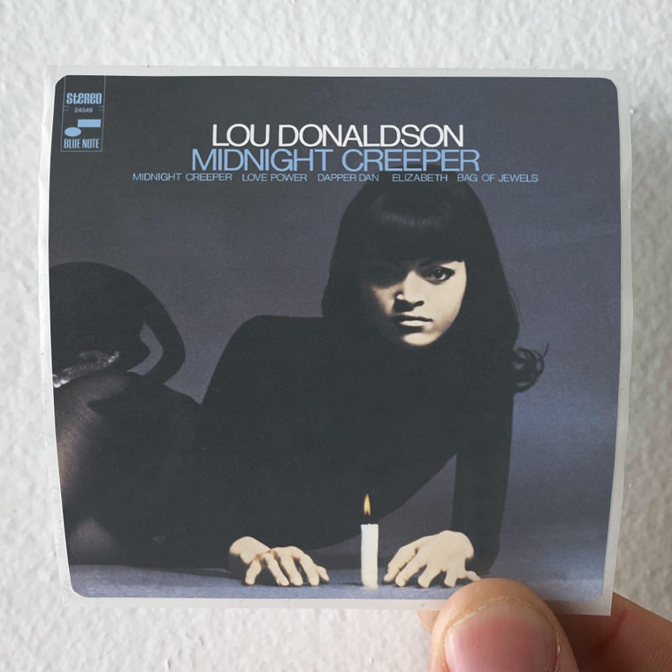 Lou Donaldson Midnight Creeper Album Cover Sticker
