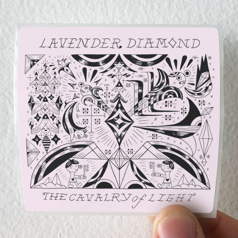 Lavender Diamond The Cavalry Of Light Album Cover Sticker