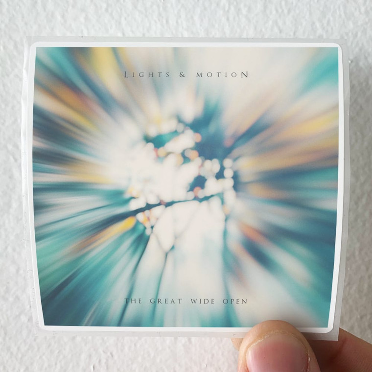 Lights and Motion The Great Wide Open Album Cover Sticker