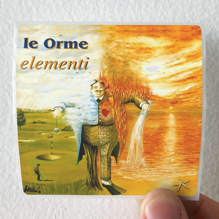 Le Orme Elementi Album Cover Sticker