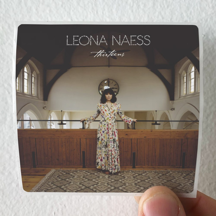 Leona Naess Thirteens Album Cover Sticker