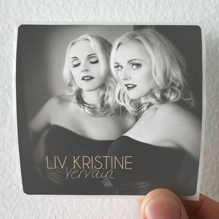 Liv Kristine Vervain Album Cover Sticker Liv Kristine Vervain Album Cover Sticker
