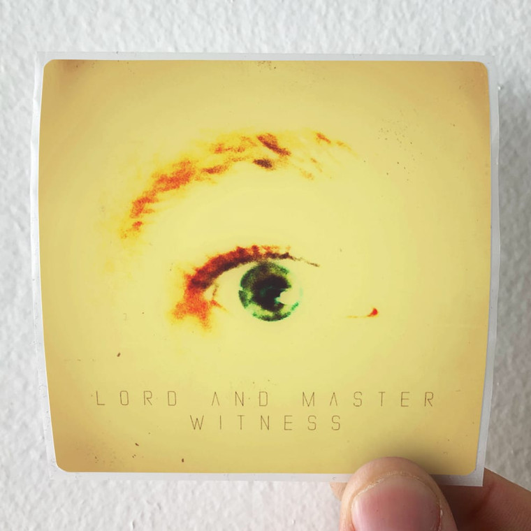Lord and Master Witness Album Cover Sticker