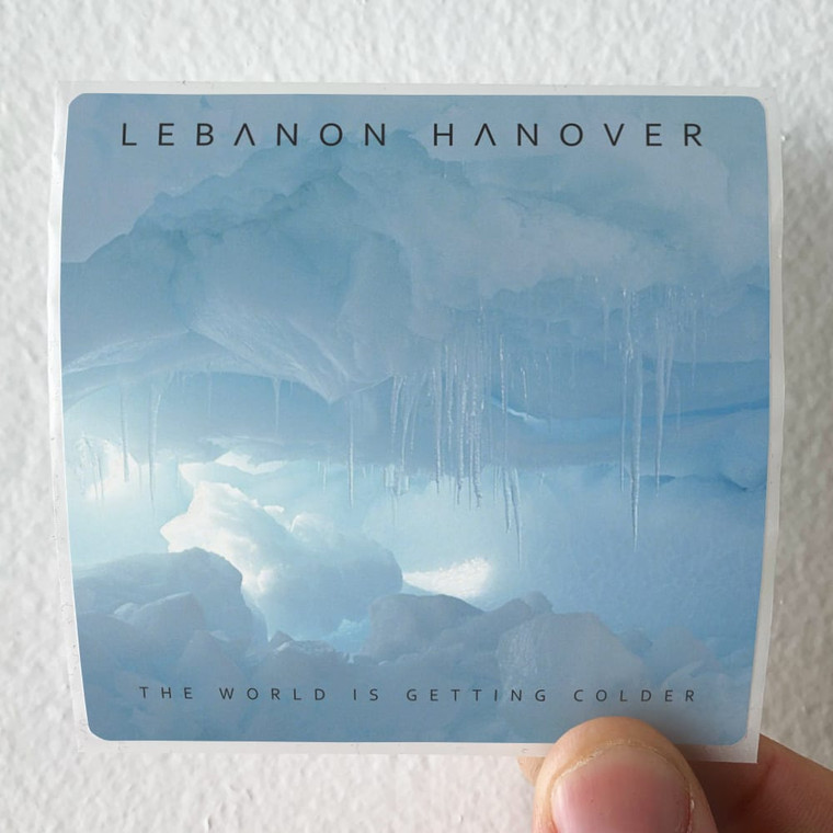 Lebanon Hanover The World Is Getting Colder Album Cover Sticker