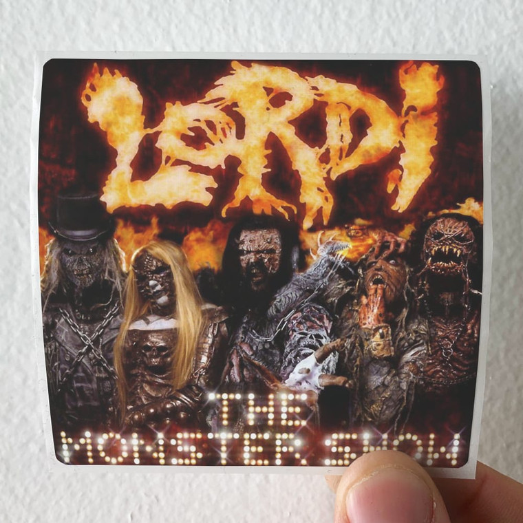Lordi The Monster Show Album Cover Sticker