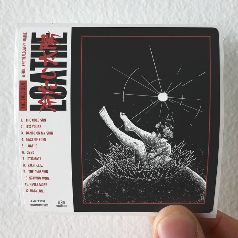 Loathe The Cold Sun Album Cover Sticker