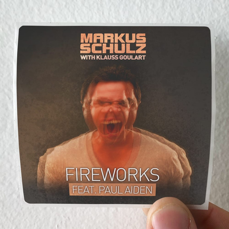 Markus Schulz Fireworks Album Cover Sticker