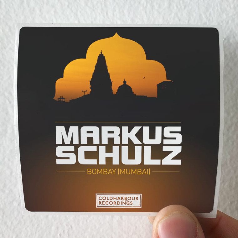 Markus Schulz Bombay Mumbai Album Cover Sticker