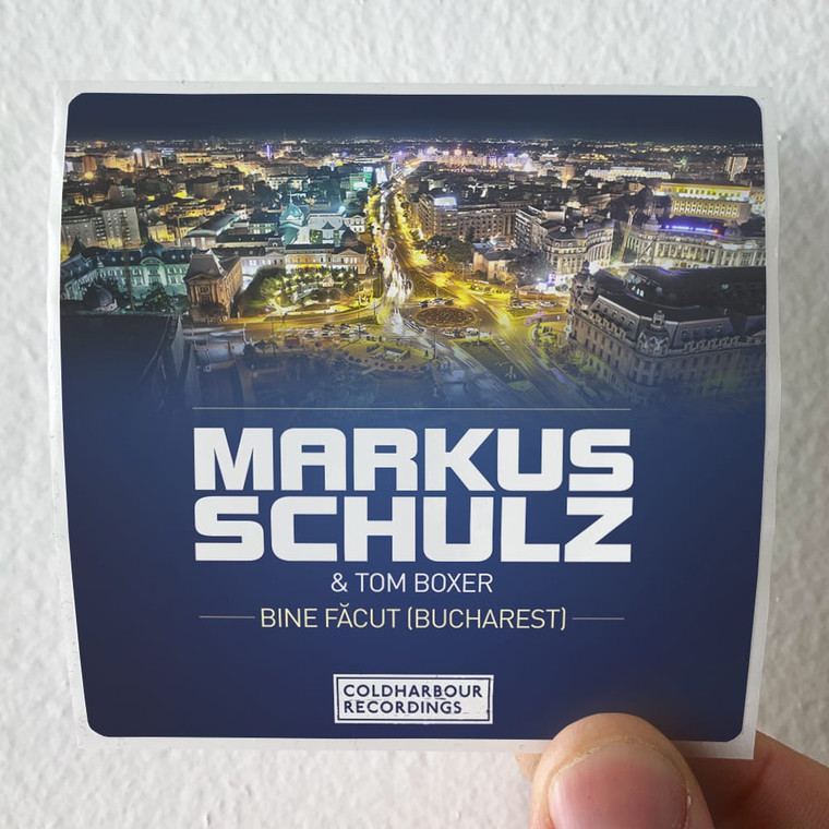 Markus Schulz Bine Facut Bucharest Album Cover Sticker
