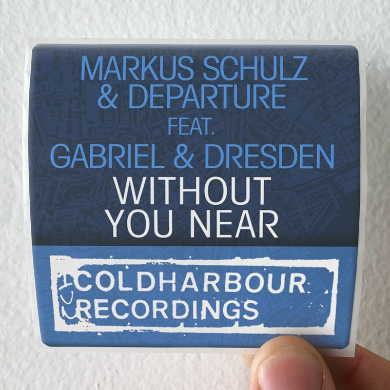 Markus Schulz Without You Near 3 Album Cover Sticker