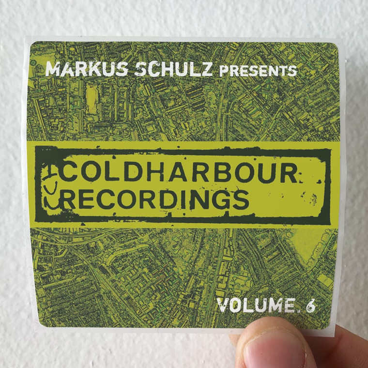 Markus Schulz Coldharbour Selections Part 6 Album Cover Sticker
