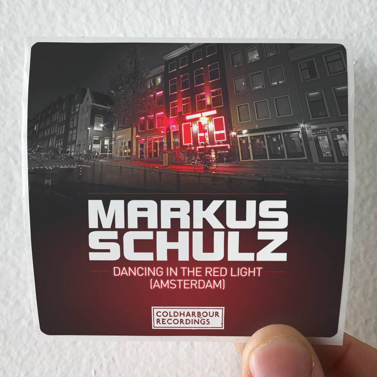Markus Schulz Dancing In The Red Light Amsterdam Album Cover Sticker