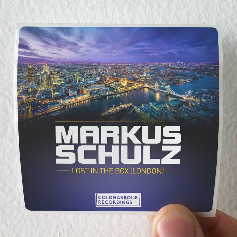 Markus Schulz Lost In The Box London Album Cover Sticker