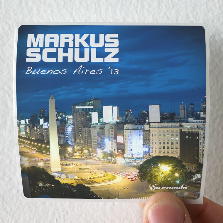 Markus Schulz Buenos Aires 13 Album Cover Sticker