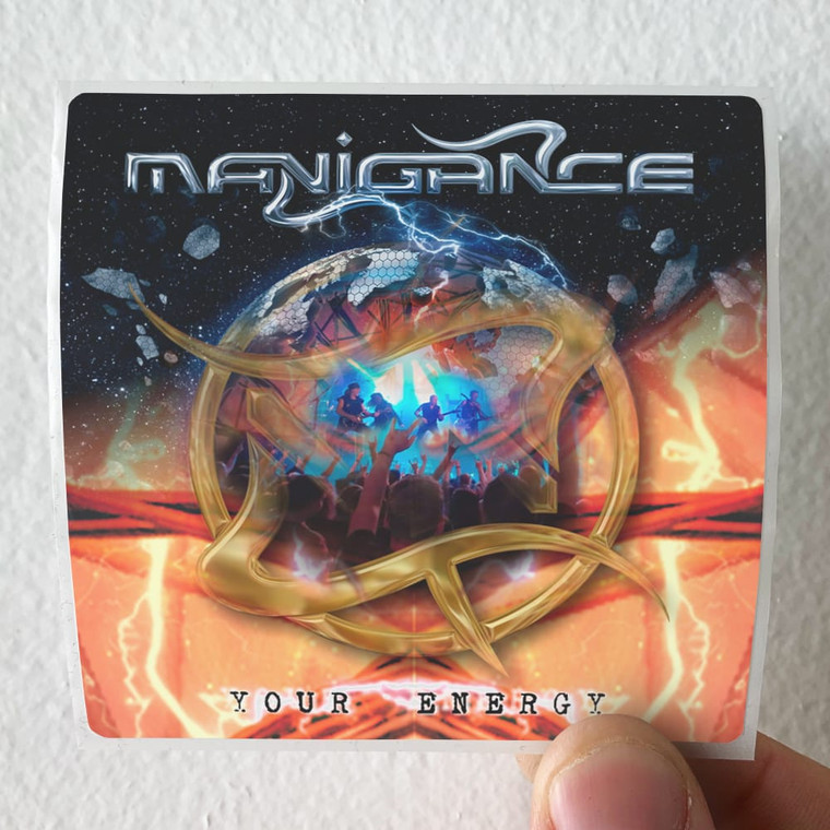 Manigance Your Energy Album Cover Sticker