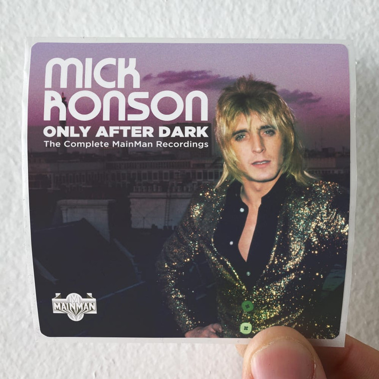 Mick Ronson Only After Dark Album Cover Sticker