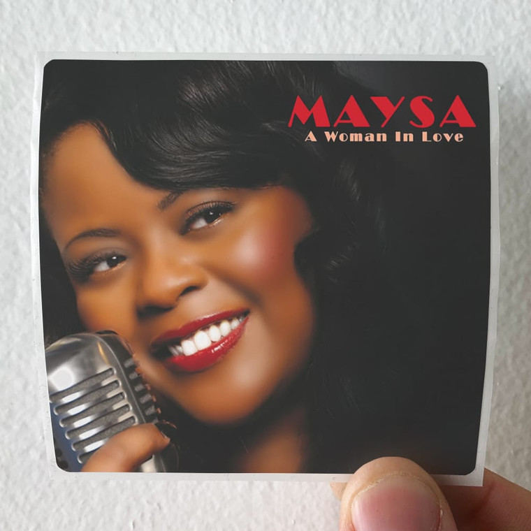 Maysa Leak A Woman In Love Album Cover Sticker