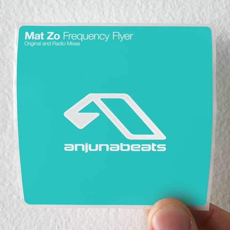 Mat Zo Frequency Flyer Album Cover Sticker