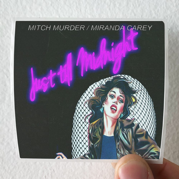 Mitch Murder Just Till Midnight Album Cover Sticker