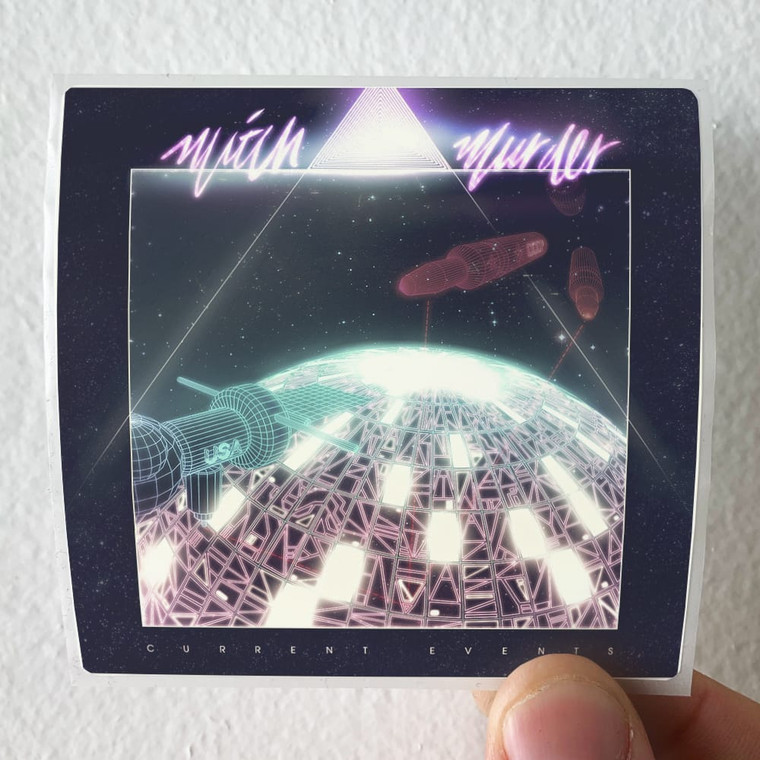 Mitch Murder Current Events Album Cover Sticker