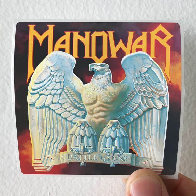 Manowar Battle Hymns Album Cover Sticker