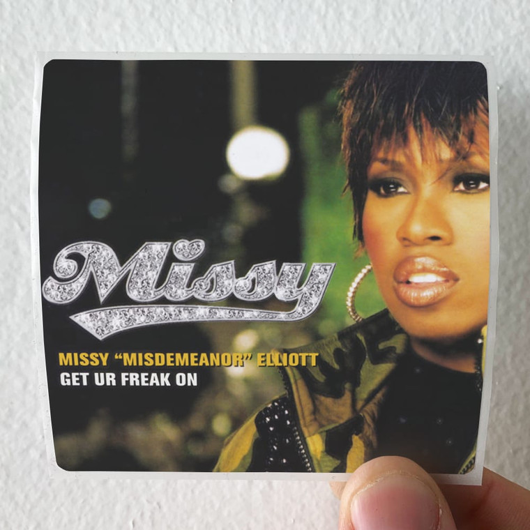 Missy Elliott Get Ur Freak On Album Cover Sticker