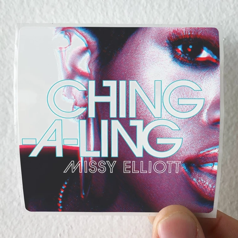 Missy Elliott Ching A Ling Album Cover Sticker