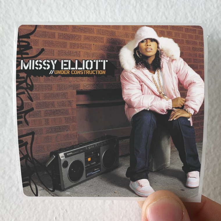 Missy Elliott Under Construction Album Cover Sticker