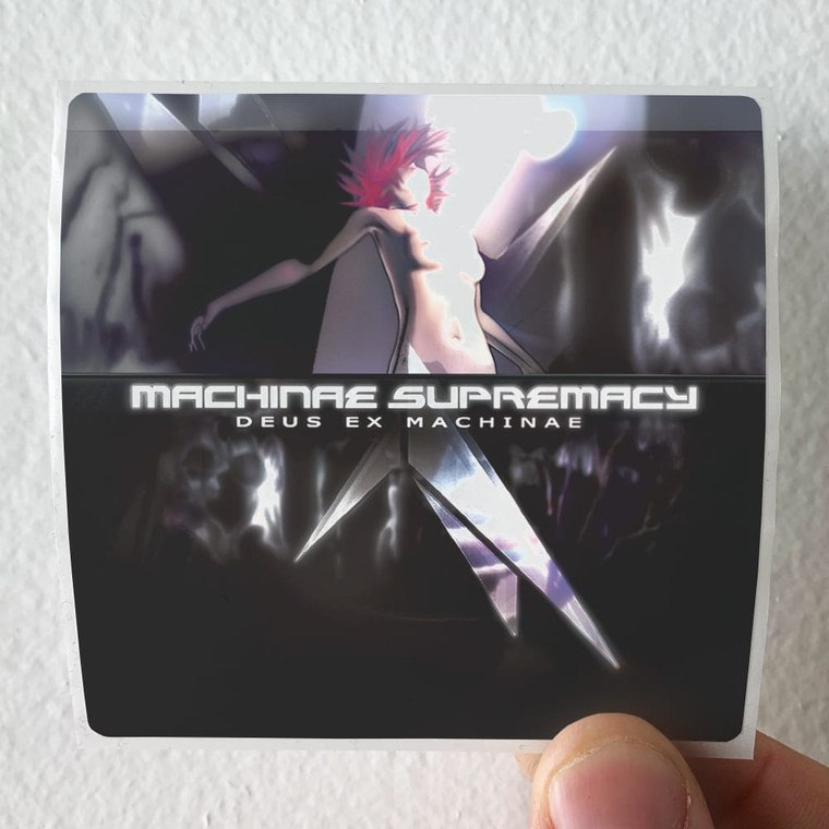 Machinae Supremacy Deus Ex Machinae Album Cover Sticker