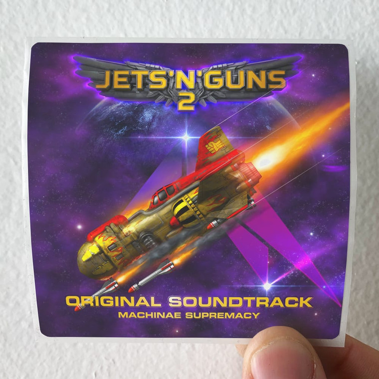 Machinae Supremacy Jetsnguns 2 Album Cover Sticker