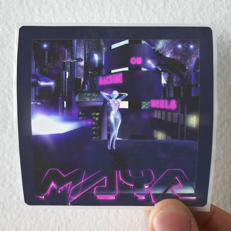 Maya Machine On Heels Album Cover Sticker