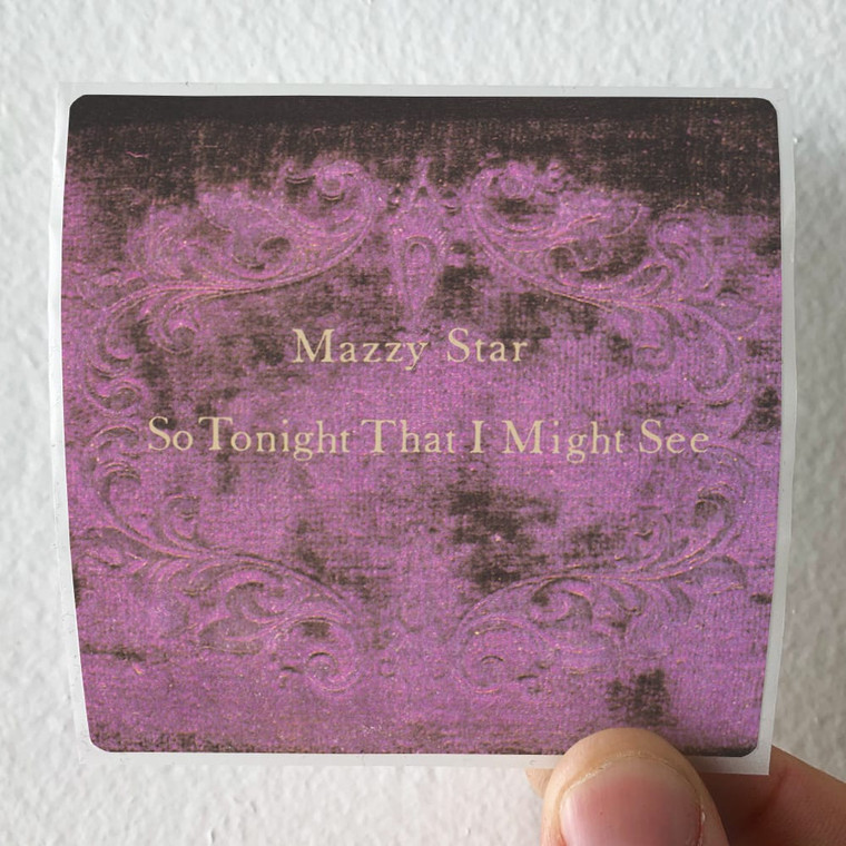 Mazzy Star So Tonight That I Might See Album Cover Sticker Mazzy Star So Tonight That I Might See Album Cover Sticker
