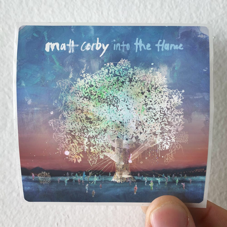 Matt Corby Into The Flame Album Cover Sticker
