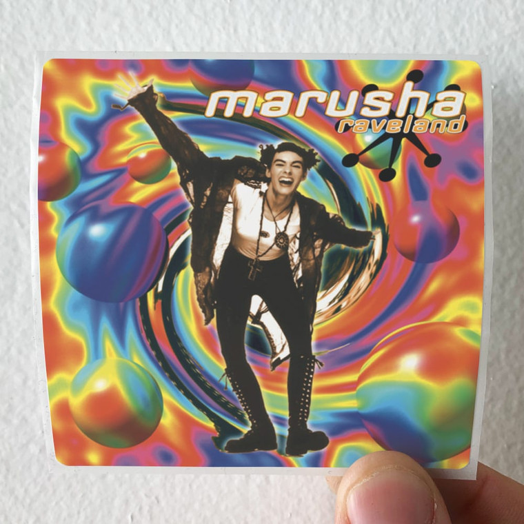 Marusha Raveland Album Cover Sticker