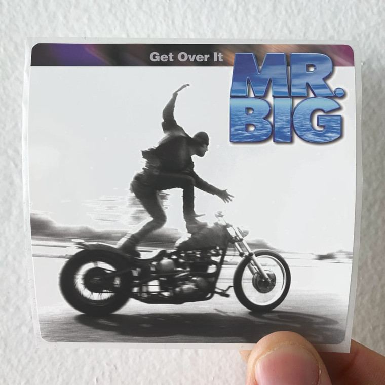 Mr Big Get Over It Album Cover Sticker