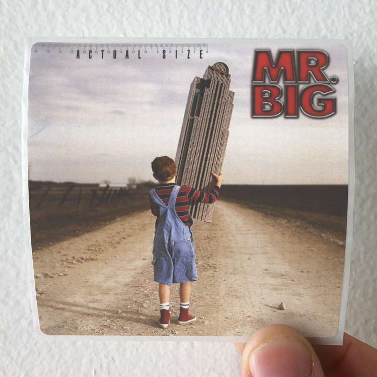 Mr Big Actual Size Album Cover Sticker