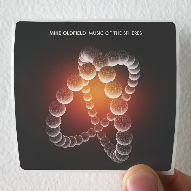 Mike Oldfield Music Of The Spheres Album Cover Sticker