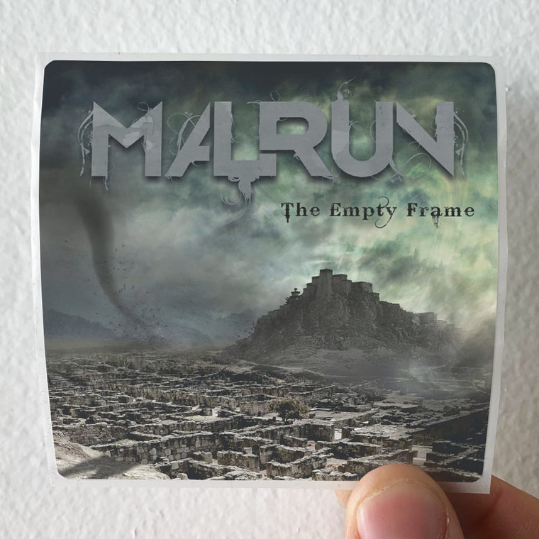 Malrun The Empty Frame Album Cover Sticker