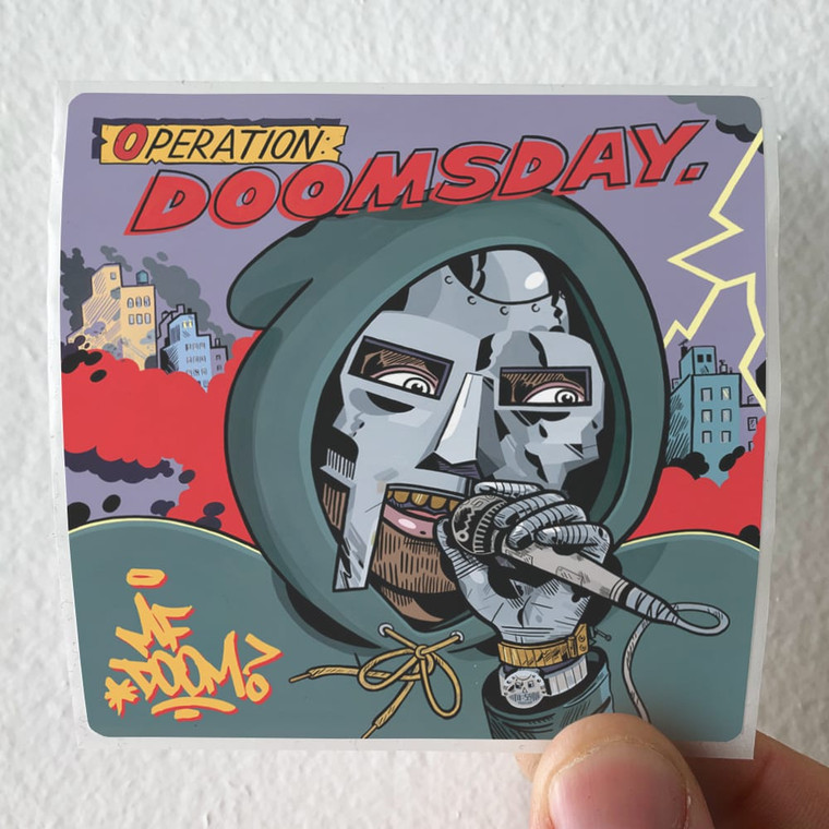 MF DOOM Operation Doomsday Album Cover Sticker