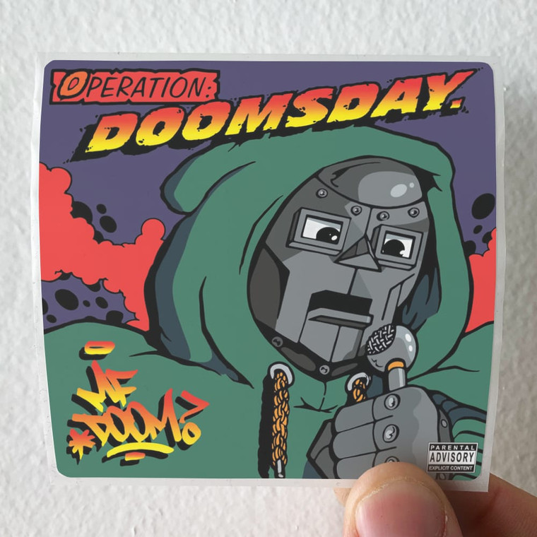 MF DOOM Operation Doomsday 1 Album Cover Sticker