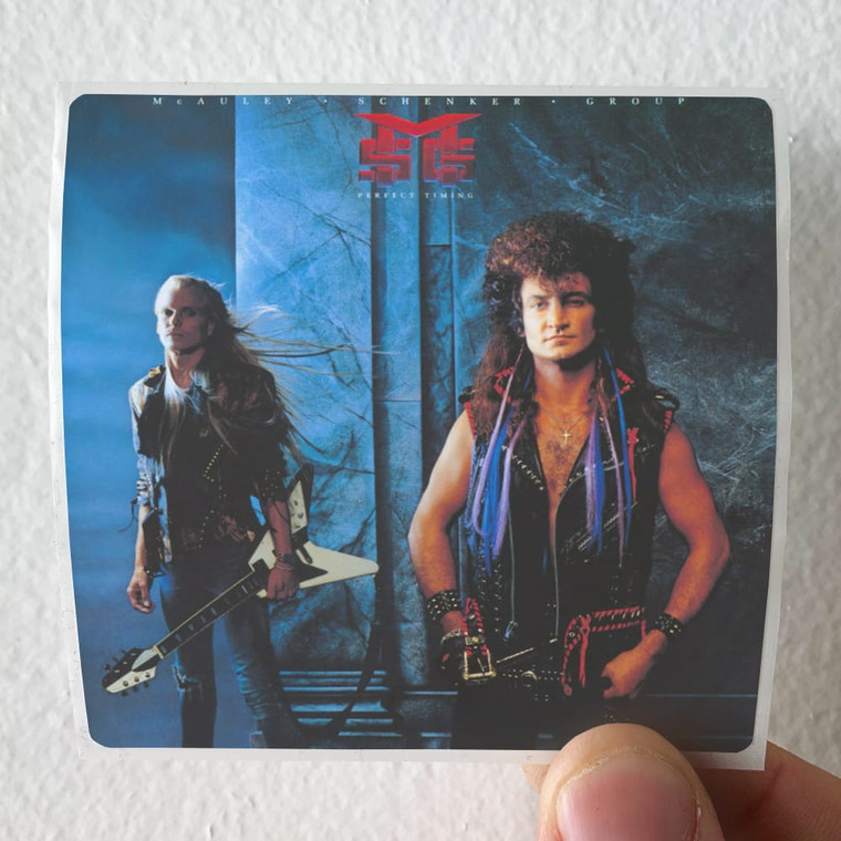 McAuley-Schenker Group Perfect Timing Album Cover Sticker