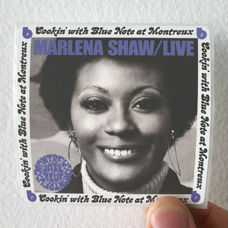 Marlena Shaw Live At Montreux Album Cover Sticker