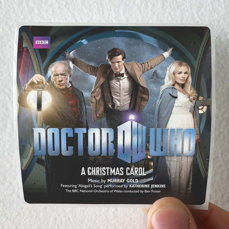 Murray Gold Doctor Who A Christmas Carol Album Cover Sticker