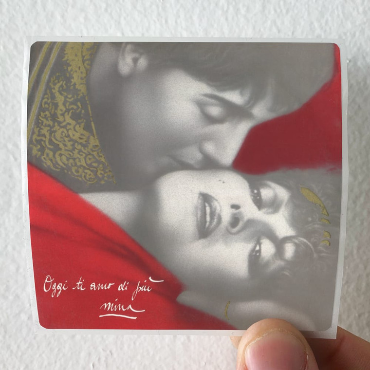 Mina Oggi Ti Amo Di Pi Album Cover Sticker