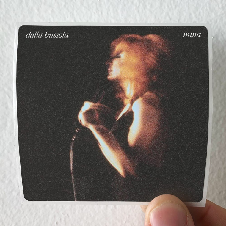Mina Dalla Bussola Album Cover Sticker