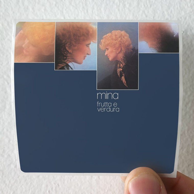 Mina Frutta E Verdura Album Cover Sticker